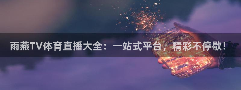 雨燕TV体育直播大全：一站式平台，精彩不停歇！